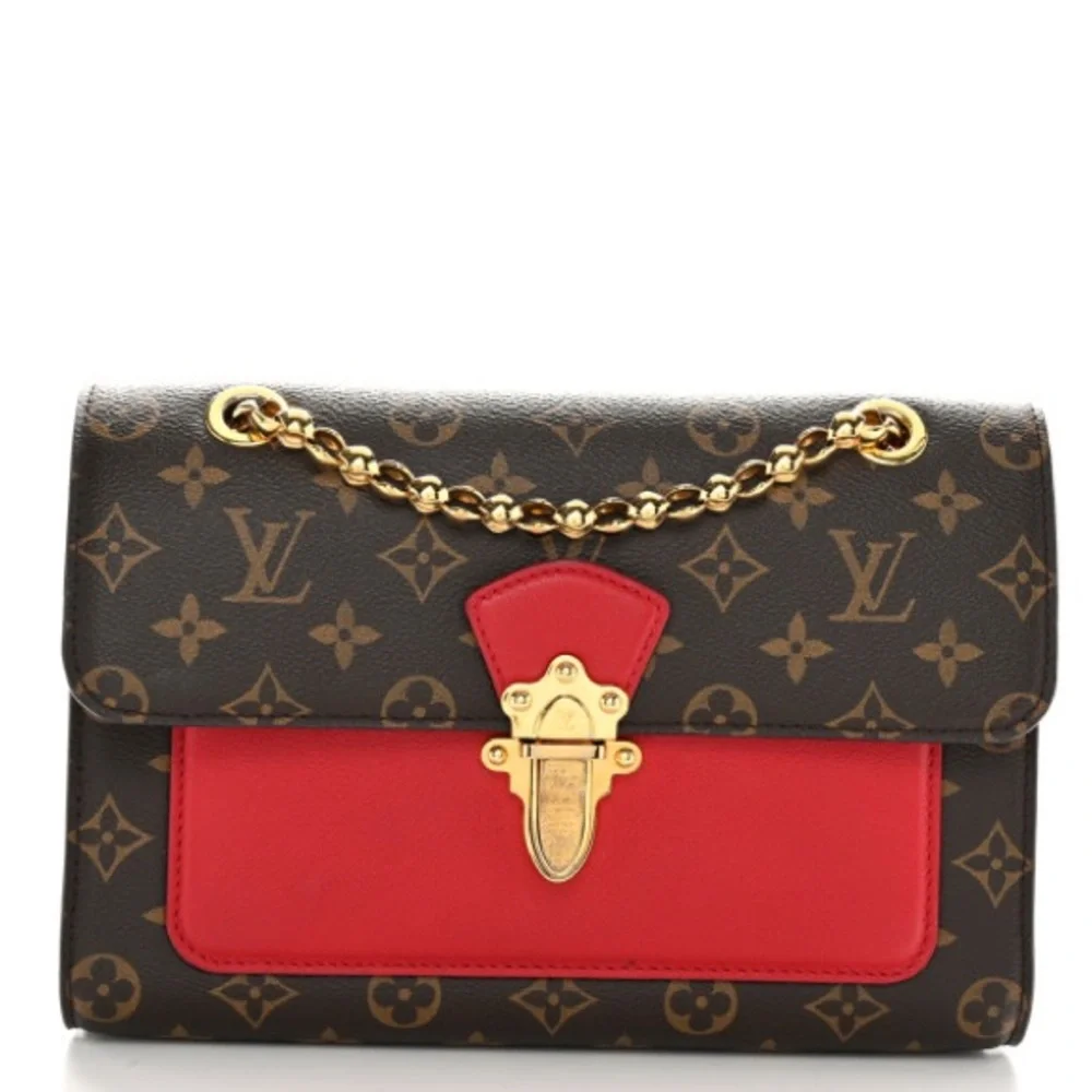 Louis Vuitton Victoire red with box and dust bag - Picture 1 of 4